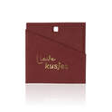 Lieve Kusjes - Vierkante Wenskaartjes (10 stuks)