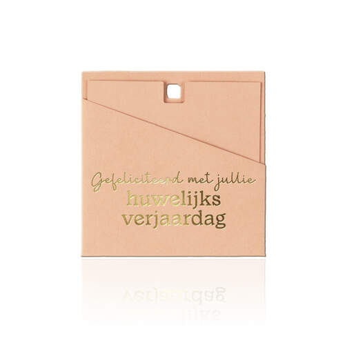 Gefeliciteerd met jullie huwelijksverjaardag
