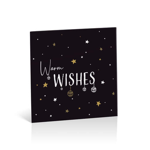 Black/stars warm wishes