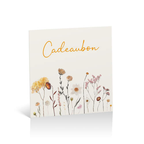 Beige wildflowers