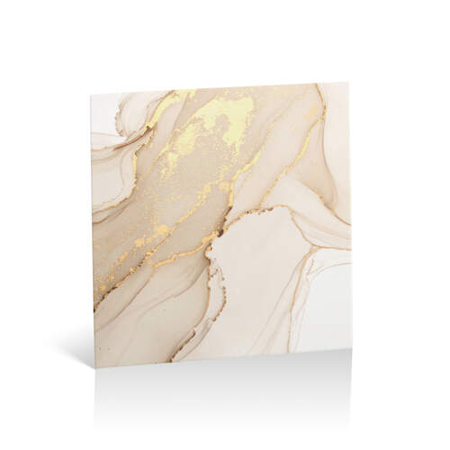 Cream/gold marble