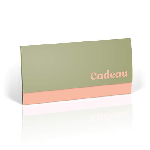 Green/peach cadeau