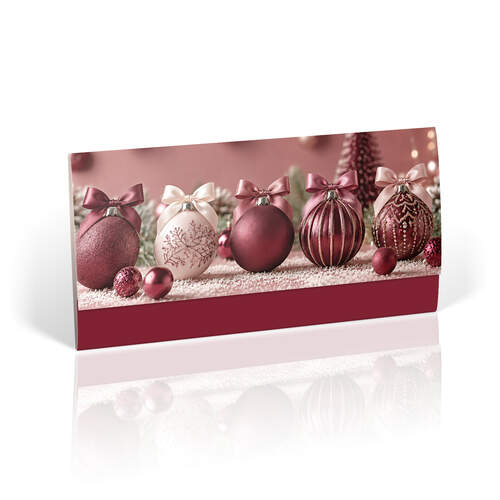 Burgundy christmas balls