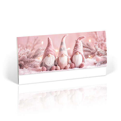 Pink christmas gnomes