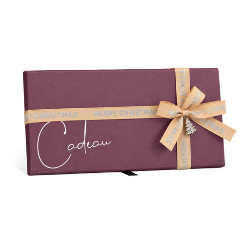 Box long aubergine/cadeau