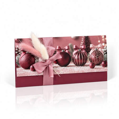 Nuance burgundy christmas balls