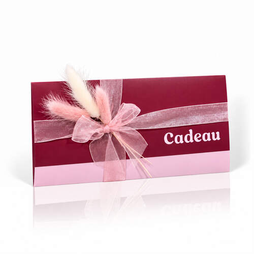 Nuance bordeaux/light pink cadeau