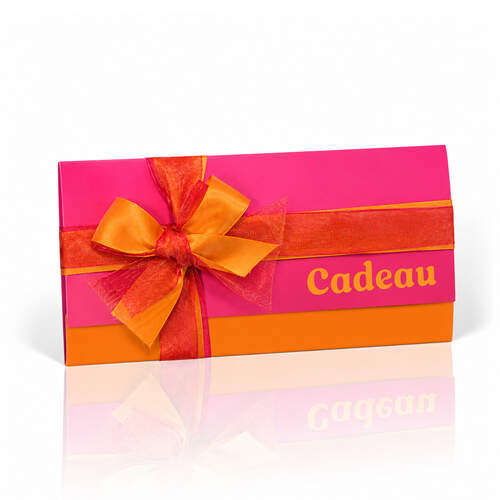 Nuance fuchsia/orange cadeau