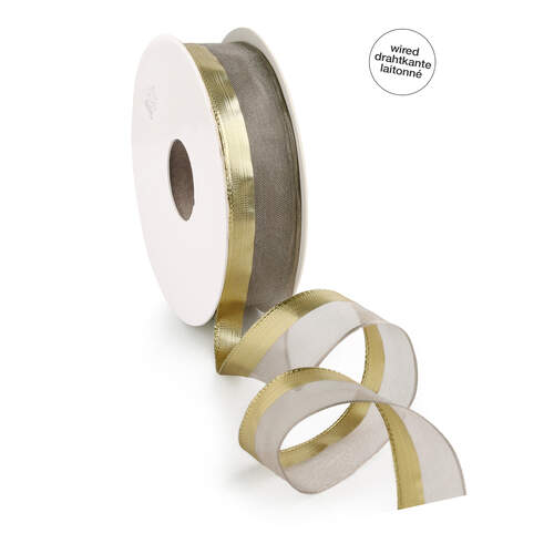 Organza linea taupe