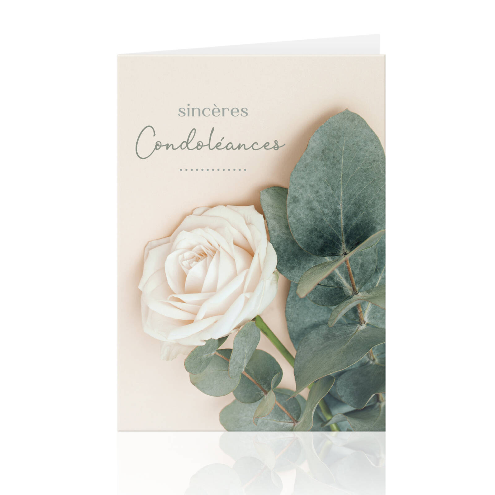 SincÃ¨res CondolÃ©ances Wenskaarten - 10 Stuks