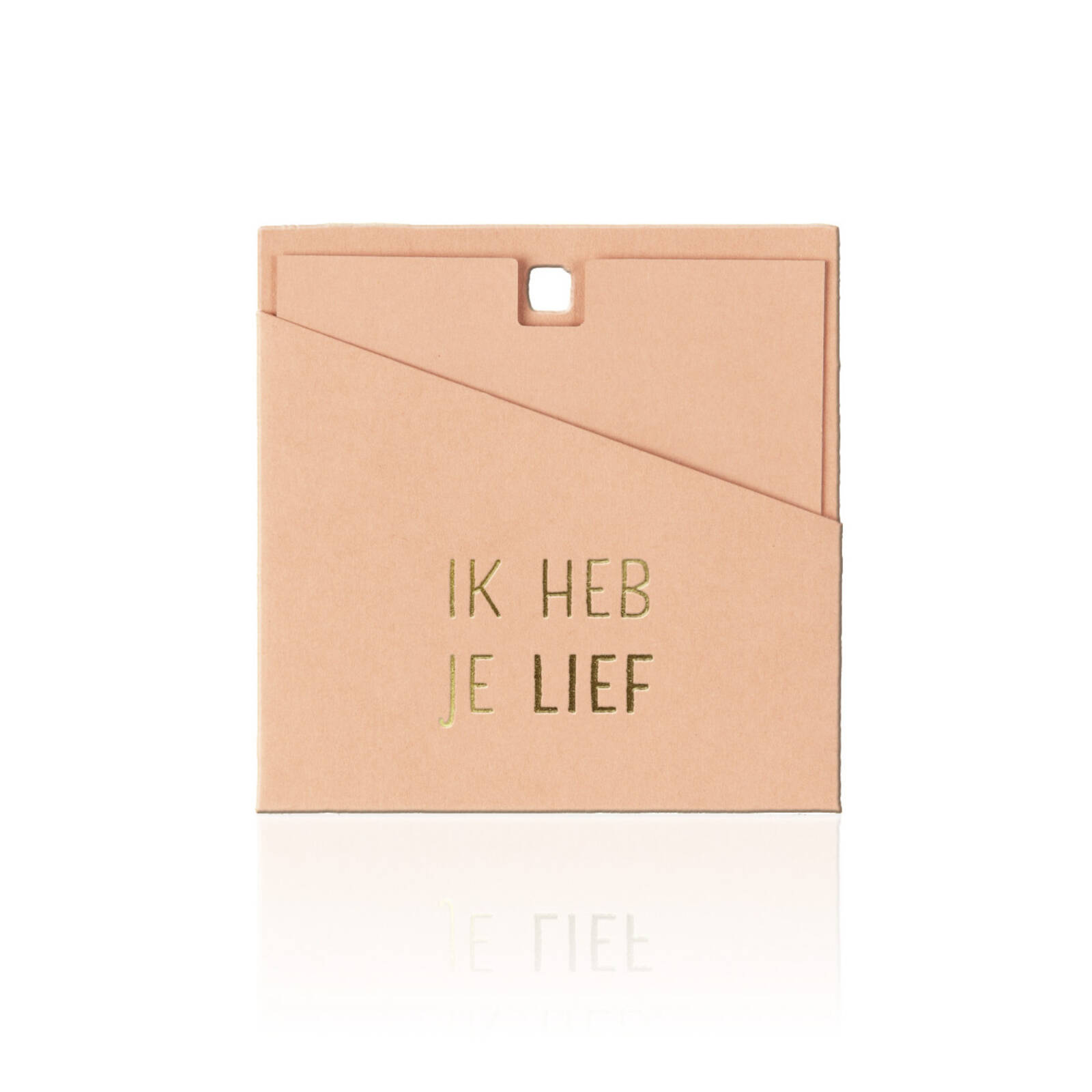 Ik heb je lief - Vierkante Wenskaartjes