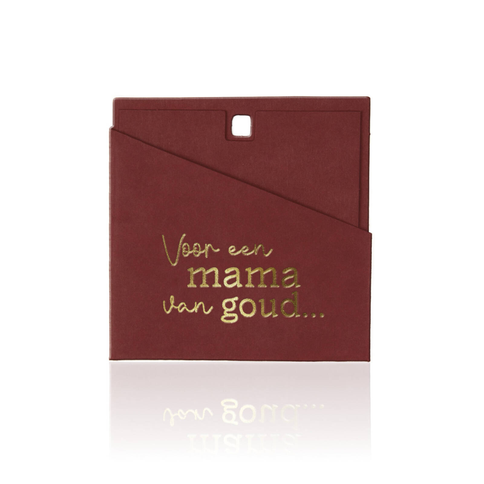 Voor een mama van goud - Vierkante wenskaartjes