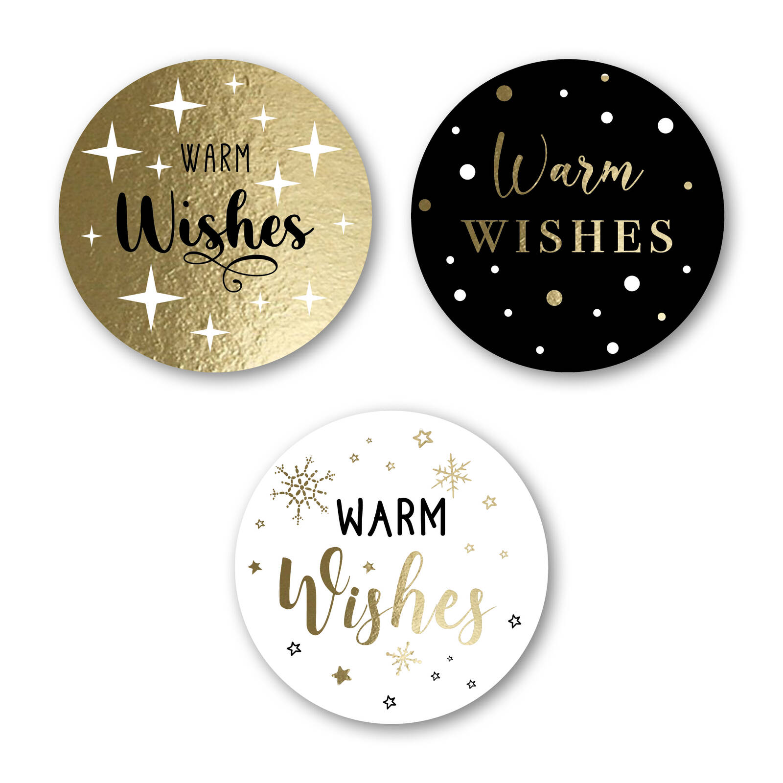 Warm Wishes Stickers - Feestdagen